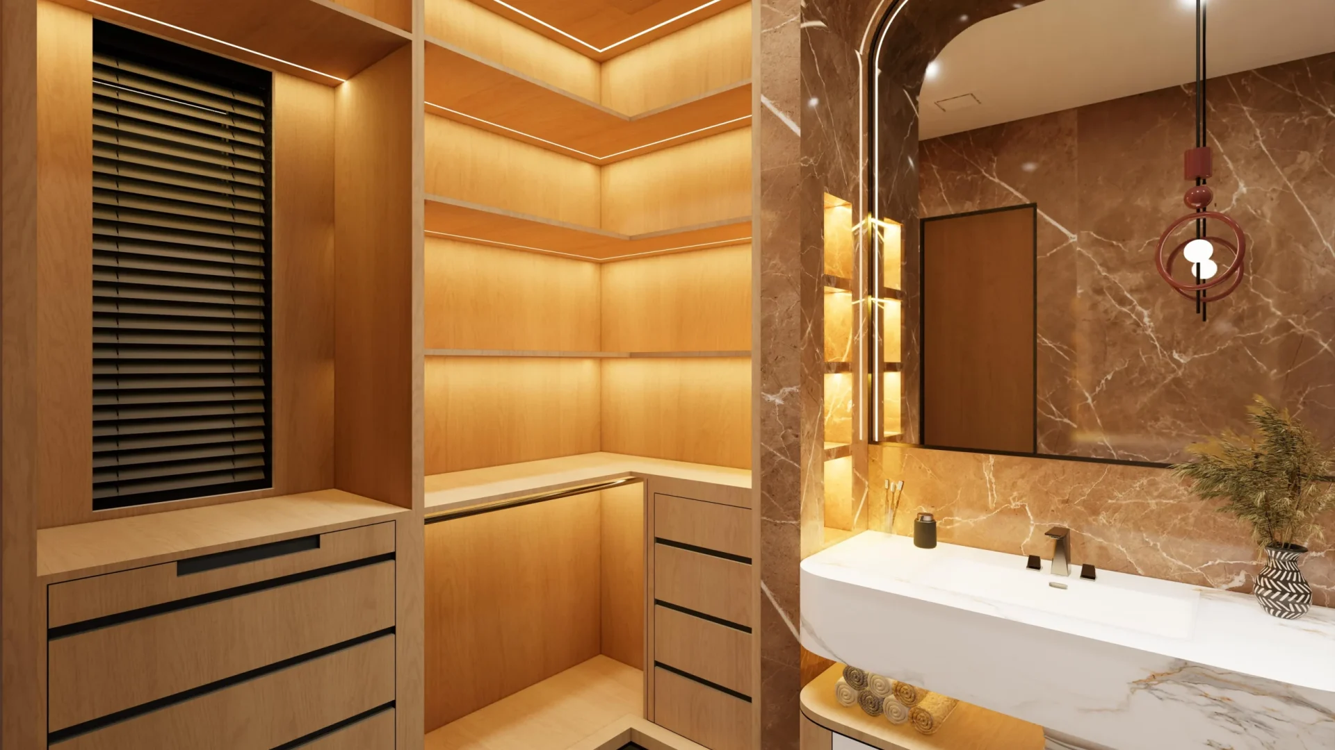 BATHROOM WARDROBE without shutter-min